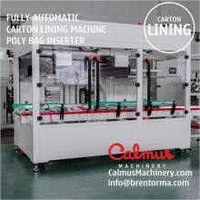 Carton Box Lining Machine Liner Placer Poly Bag Inserter thumbnail-5