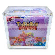 Acrylic Pokemon Booster Box With Magnetic Lid Pokemon Storage Box