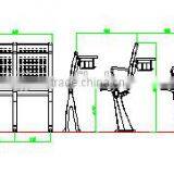 Popular Student College University Desk and Chair TC-975D-V for School thumbnail-6