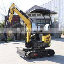 FREE SHIPPING Mini_excavator CE/EPA/EURO 5 China Wholesale Compact Mini Digger Excavator 1 Ton Price With Thumb Bucket for Sale thumbnail-3