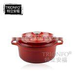 Trionfo Blue Pot Pre-seasoned Cast Iron Cookware Enameled Casserole Hot Pot Manufacturer China thumbnail-4