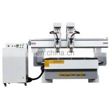 Two Independent Heads Wood Engraving CNC Router Dual Spindle Cnc thumbnail-5