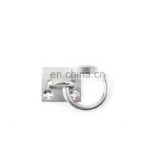 JRSGS Customized High Quality 304/316 Stainless Steel Marine Grade Hardware Square Eye Plate With Ring thumbnail-3