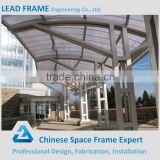 Hot sale galvanized steel structure prefabricated car parking canopy