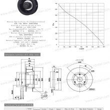 R3G190*45mm Ec Backward Curved Centrifugal Fan For Cabinet Air Conditioner Replace Ebm thumbnail-5