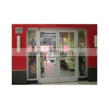KFC Door Design Spring Floor Shop Front Door With Aluminum Frame Glass thumbnail-1