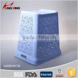 Creative Design Rectangular Washing Basket With Lid thumbnail-5