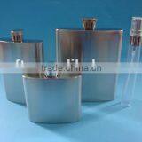 Flat Shape Stainless Steel Bottle 2oz-10oz/stainless Steel Whisky Bottles With Copper Cap