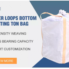 PP Woven Bags Specifications Tubular Coated Plastic Packaging Bags 1 Metric Ton Super Sacks FIBC Bag For Carbon Black thumbnail-5