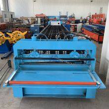 High Quality Automatic Galvanized Steel Metal Floor Deck Roll Forming Machine PLC Control Used Motor Engine Tile Purlin thumbnail-4