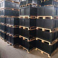 Plastic Turnover Box Stackable Storage Container for Warehouse and Logistics thumbnail-2