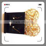 Alloy Jewelry Copper Brass Plating Gold Silver Rhodium Simple Gold Earring Designs for Women thumbnail-2