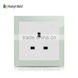 Best Selling Haiyi Glass Panel Uk Electric Power Supply 3 Pin 15a Switch Socket thumbnail-4