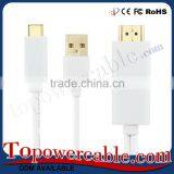 With Right Angle 90 Degree Type Male A To Type Male 50Ft Hdmi Cable thumbnail-2