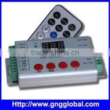 IR remote RGB LED Pixel SD controller support 2801,6803,1903,16716 digital led strip controller
