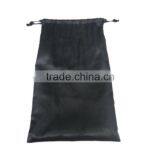 Promotional Customed Simple Black Cotton Pouches for Wholesaler thumbnail-1