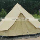 Hot Sale Outdoor 5M Cotton Canvas Bell Tent Glamping Tent thumbnail-2