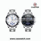 Luxury Multi-functional Stainless Steel Band Watchs Chronograph Fancy Men's Watch, Cool Black Face High Quality Wristwatch thumbnail-3