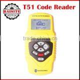 2016 New Arrival Leagend Quicklynks Multilingual CAN OBDII Scanner T51 Auto Diagnostic Tool for OBD2 EOBD JOBD