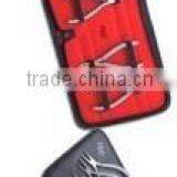 Pliers Kit 5 Pcs. Size 115 mm With Glittering PVC. Contains Chain, Flat, Round, Bent Chain Nose & Side Cutter thumbnail-4