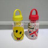 BPA Free Plastic Children Water Bottle With Dome Lid Plastic Milk Bottle Cartoon Drinking Bottle thumbnail-2