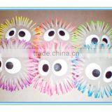 Colorful 4.5 Inch Caterpillar Puffer Ball With Eyes thumbnail-1