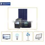 House Lighting Solar Power System 500W With Phone Charger thumbnail-5