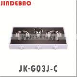 JK-G03J-C Glass Top Erou Gas Stove Gas Cooker
