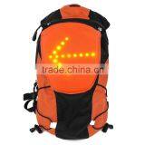 Factory direct OEM wirelesss remote control Led cycling chlid backpack