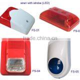 HOT SALE,FS-06,12V Indoor Outdoor Alarm Siren With Strobe thumbnail-6