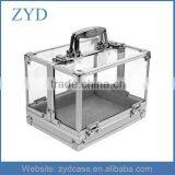 Aluminum 600 Chip Carrying Case Clear Acrylic Chip Case, ZYD-CP002