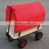 Woody Wagon Pull Along + Canopy- Flyer Cart Radio Trailer Quality Choice thumbnail-3