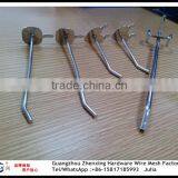 Wholesale metal chrome plating pegboard display hook ZX-GG09