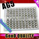 LR754 1.5V Alkaline Button Cell Ag5 Button Cell Battery Lr750 Eunicell