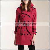 2016 Latest Coat Designs for Women and Women's Long Coat Made in China Guangzhou thumbnail-2