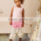 Hot Sale Summer Fashion Ruffle 2pcs Colorful Wholesale Baby Clothes thumbnail-6