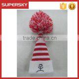 C1681 Santa Wine Bottle Hat Knit Pattern thumbnail-4
