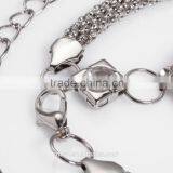 High Quality White Crystal Silver Waist Chain Models Brightness F1-80047 thumbnail-3