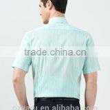 Men's Classical Casual Business Stripe Short Sleeve Shirt thumbnail-3