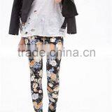 New Women Floral Print Leggings Stretchy Sexy Jeggings Pencil Pants Plus Size thumbnail-2