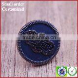 Custom Engraved Brass Sport Made Metal Buttons for Shirt Jean thumbnail-6