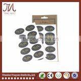 Tengnuo Custom Label Sticker Ellipse Shap Gold Word Self-Adhesive Sticker
