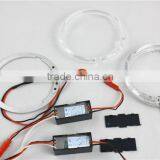 80mm 2.5 Inch White Color Led DRL Xenon Lamp for Toyota for Volvo Led Angel Eyes Head Lamp Led Halo Rings Kit thumbnail-4