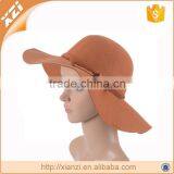 The New Unique Ribbon Bow as Decoration Floppy Hat Faux Wool Felt Hat thumbnail-2