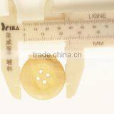 Transparent Genuine Round Horn Button Flatback for Coat thumbnail-3