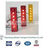 Road Reflective Concrete Guardrail Reflector Delineator Double Reflector Trapezia Reflective for Guardrail thumbnail-3