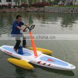 Hot Sale Fiberglass Water Bike/ Single Water Bike for Lake thumbnail-1