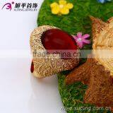 13356 Xuping Fashion Jewelry China Wholesale 18k Gold Ring Designs Luxury Glass Rings Charm Jewelery for Women thumbnail-4