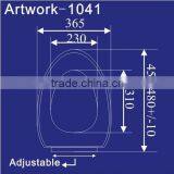 1041 Toilet Seats; 1000/1350g Plastic Toilet Seats Cover Bathroom Sanitary Hot Sale to South America Markets thumbnail-4