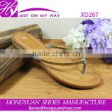 Simple design new fashion comfortable summer slipper for ladies